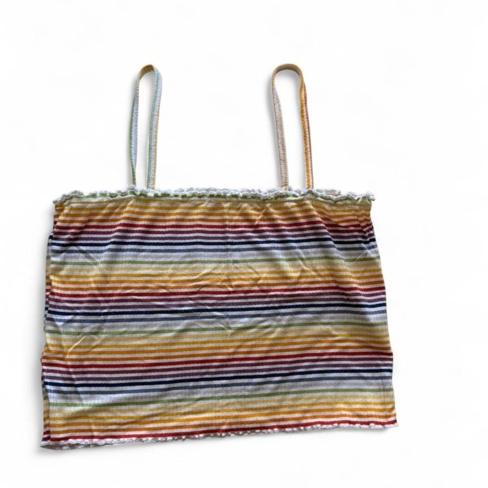 Pacsun Rainbow Crop‎ Tank Top